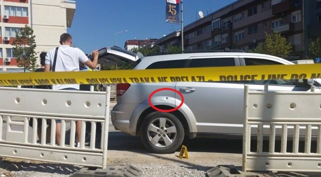 Qëllohet me plumb vetura e basketbollistit Edmond Azemit në incidentin afër Prokurorisë
