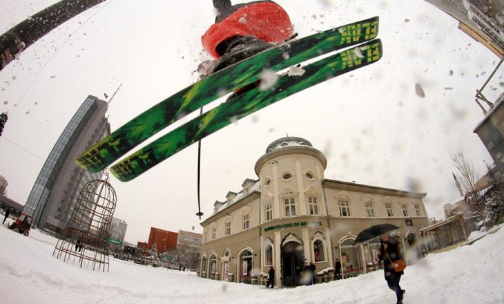 “Freestyle” me ski në Prishtinë
