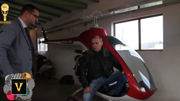 Qani Lutfiu shpalosë projektin e ndërtimit të helikopterit