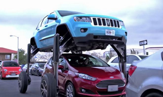 Makina anti-trafik nga kompania “Jeep”