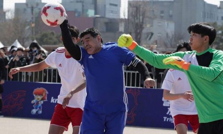 Maradona shënon përsëri me dorë sikur në vitin 1986
