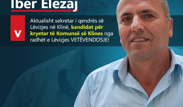 VV zyrtarizon kandidatin për kryetar të Klinës