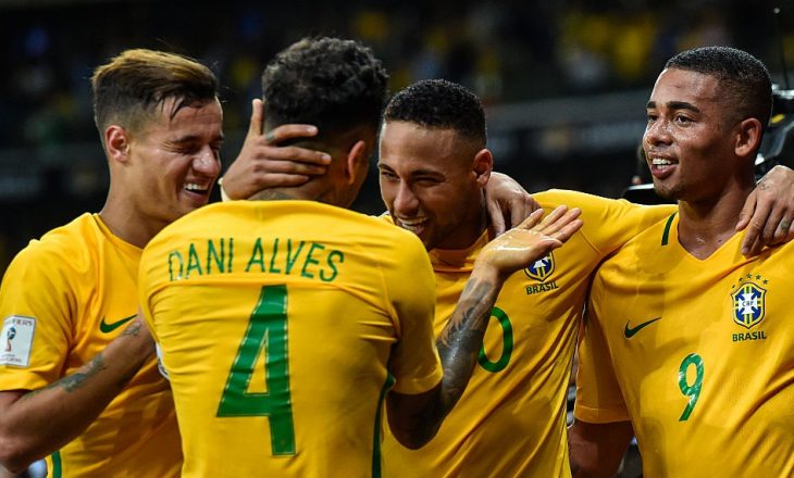 Formacionet zyrtare: Angli – Brazil