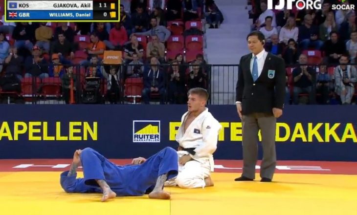 Akil Gjakova në çerekfinale të garës në Hagë