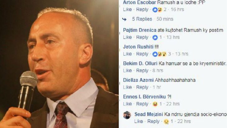 Qytetarët “masakrojnë” kryeministrin në Facebook