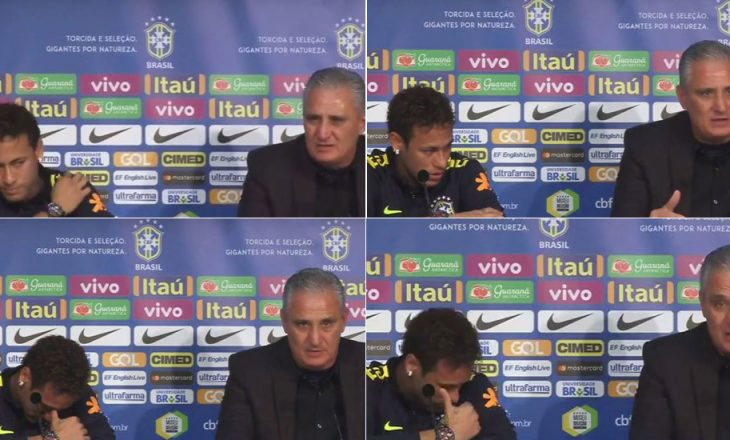 Neymar shpertheu në lot pas deklaratës së trajnerit të Brazilit
