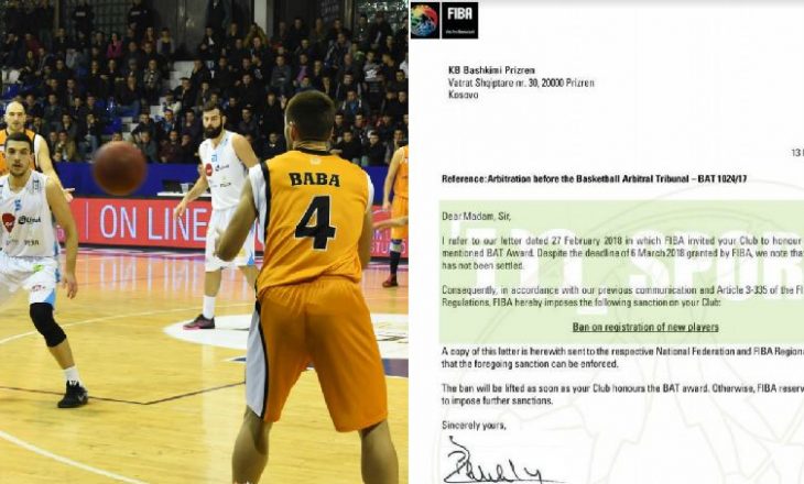 Arbitrazhi i Basketbollit merr një vendim drastik kundër KB Bashkimit