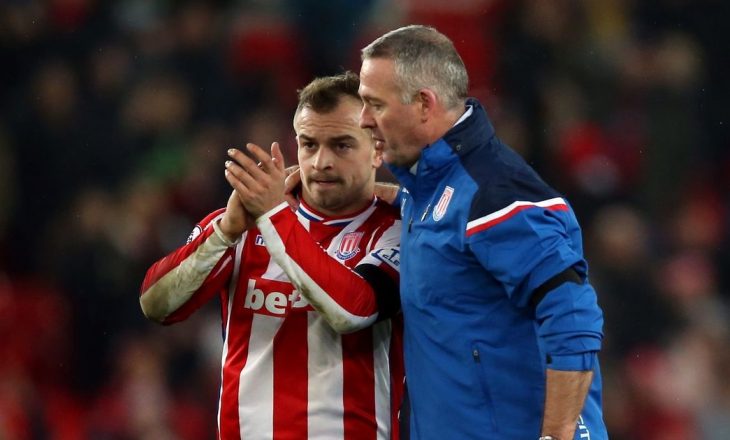 Stoke rrezikon rënien nga Premierliga, befason trajneri i Shaqirit