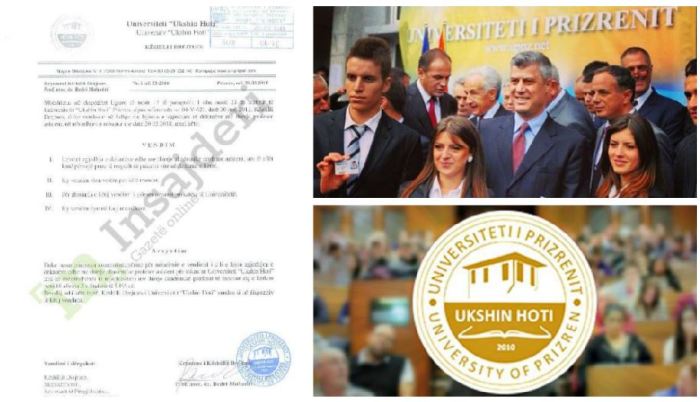 Universiteti “politik” i Thaçit merr vendim kundërstatutar