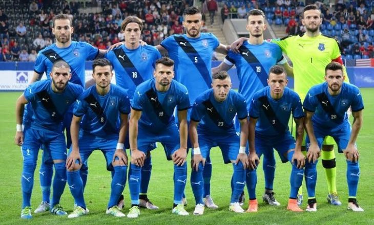Lojtarët e Përfaqësueses së Kosovës me dedikim të veçantë për Vokrrin