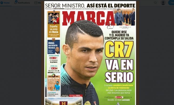 Cristiano po shkon përnjëmend
