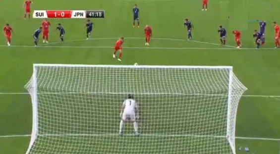 Gol nga penalltia në ndeshjen Zvicër – Japoni (VIDEO)